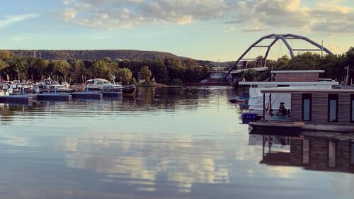 Saarbruecken Osthafen Abendstimmung | © Stephanie Bremerich